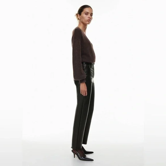 ARITZIA WILFRED THE MELINA VEGAN LEATHER PANT - Picture 3 of 14